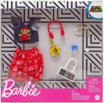 Mattel Barbie SUPER MARIO FASHION top si fusta rosie cu 6 accesorii GJG46 Papusa Barbie