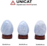  Ou Calcit Albastru Mineral Natural - 50-53 x 39-41 mm - Unicat