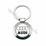  Audi fém kulcstartó (kerek) (911966)
