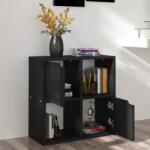 vidaXL Bibliotecă, negru, 60x27, 5x59, 5 cm, lemn prelucrat (338167) Biblioteca