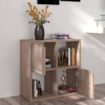 vidaXL Bibliotecă, stejar sonoma, gri, 60x27, 5x59, 5 cm, lemn prelucrat (338170) Biblioteca
