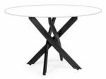 Bizzotto GEORGE fekete acél kerek étkezőasztal láb 56cm