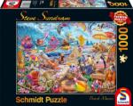 Schmidt Spiele Puzzle Schmidt din 1000 de piese - Steve Sundram Beach Mania (59662) Puzzle
