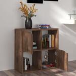 vidaXL Bibliotecă, stejar fumuriu, 60x27, 5x59, 5 cm, lemn prelucrat (338171) Biblioteca