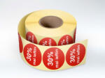 Label Print Rola etichete autoadezive personalizate 30% mai ieftin , diametru 40 mm, 1000 buc rola (06905631003301)