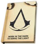 ABYstyle Caiet A5 ASSASSIN'S CREED - Work in the dark to serve the light