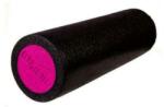  REA sima felületű SMR masszázshenger - fekete/pink (45cm)