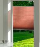  Harmónika roló, pliszé függöny, 46, 5×205 cm, tégla - mindentjoaron