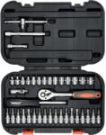 STHOR Комплект тресчотка, битове и вложки sthor, 1/4 ", 38 части (euro 58640)