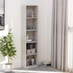 vidaXL Bibliotecă cu 5 rafturi, gri beton, 40x24x175 cm, PAL (800850) Biblioteca