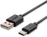 V-TAC fekete, USB - Type-C 1m hálózati kábel - SKU 8483 (8483)
