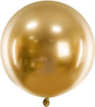 PartyDeco Balon cromat auriu 60 cm