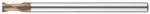 Hansong 16mm R1, 0 l32 L150 D16 tórusz 2 élű maró 55HRC-ig - Hansong - 2HCR-160-R10-320-GF0