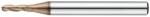 Hansong 8mm l14 L100 D8 gömbvégű 2 élű maró 60HRC-ig - Hansong - 3HPB-080-140-8A0