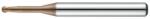 Hansong 2mm l35 L70 D4 gömbvégű aláköszörült szárú maró 55HRC-ig - Hansong - 2HRB-020-350-470
