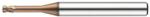 Hansong 0, 8mm l6 L45 D4 sarkos aláköszörült szárú maró 55HRC-ig - Hansong - 4HRE-008-060-445