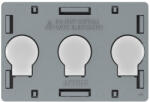 LIVOLO Modul intrerupator tactil triplu cap scara Livolo serie noua, standard italian (VL-FC3S-3G)