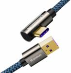Baseus Cablu USB la Type-C Baseus Legend Series Elbow Fast Charging Blue 66W, 1m (CACS000403)