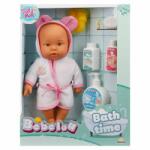 Dollz'n More Papusa bebelus, Bebelou, Dollz n More, Timpul pentru baita, 35 cm, roz Papusa