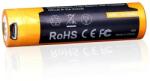 Fenix FE18650LI26USB - 1db Újratölthető elem USB/3, 6V 2600 mAh FE18650LI26USB (FE0031)