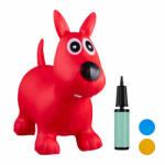  Ugráló állatka piros kutya felfújható 10024990_rt