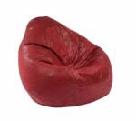Pufrelax Пуф круша 320л. , Nirvana Grande - Cranberry, Перящ се калъф, Пълнеж от Полистиролни перли, Гама Premium