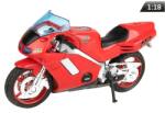 Welly Makett motorkerékpár, 1: 18, Honda NR, piros