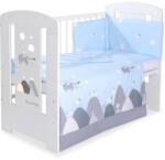 BabyLion 3 részes ágyneműhuzat szett - Kék - repülős farkas