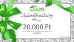  Ajándékutalvány - autofestekszeged - 20 000 Ft