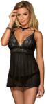 Subblime Rochie Babydoll Subblime Plasa&Dantela Neagra S/M