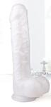 Passion Labs Dildo Realist Kylie Large Super Soft&Flexibil Alb 25 cm Passion Labs Dildo