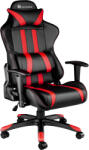 tectake 402030 racing irodai szék - fekete/piros