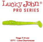 Lucky John Naluci LUCKY JOHN Tioga 2.9'', 7.4cm, culoare 071 Lime Chartreuse, 7buc/plic (140103-071)