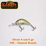 Kenart Vobler KENART Diver Floating 4cm/3gr, NR, Natural Roach (DIV4F-NR)