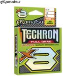 Kamatsu Fir textil KAMATSU Techron Full Drag x8 Lime Green 0.25mm/150m (205151025)