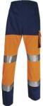 Delta Plus PHPA2 nadrág Fluo Narancssárga-Tengerészkék M (PHPA2OMTM)