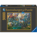 Ravensburger Puzzle Dragoni La Lupta, 9000 Piese (RVSPA16721) - carlatoys Puzzle