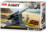 Sluban Army WWII - német 88 mm-es FLAK légvédelmi ágyú építőjáték készlet (M38-B0852)