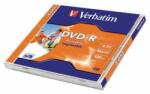 Verbatim DVD-R lemez, nyomtatható, matt, ID, 4, 7GB, 16x, 1 db, normál tok, VERBATIM (DVDV-16N) - becsiirodaker