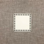  Horgolható szögletes alap - 100x100 mm