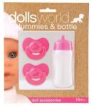 Dolls World Cumi és cumisüveg készlet játék babákhoz