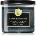 Village Candle Gentlemen's Collection Leather & Musk Noir lumânare parfumată 396 g