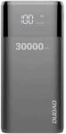 Dudao Baterie Externa Dudao 30.000mAh 4 Porturi USB plus Lighting - USB C - Micro USB 4A Display Led Negru (6970379615911)