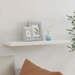 vidaXL Raft de perete suspendat, alb și stejar, 80x23, 5x3, 8 cm, MDF (326579) Raft