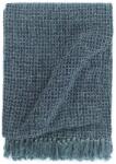 vidaXL Pătură decorativă, albastru indigo, 220 x 250 cm, bumbac (133754) Patura
