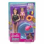 Mattel Barbie Babysitter Skipper Pool Set Joaca cu bebe GRP39 Papusa Barbie