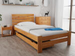  Pat inalt Paris, arin 90x200 cm Saltele: Fara saltea, Somiera pat: Cu lamele curbate