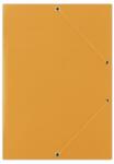 DONAU Gumis mappa, karton, A4, DONAU „Standard, narancssárga (DFEP12G)