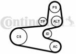 Continental Ctam Set curea transmisie cu caneluri CONTINENTAL CTAM 6PK1560K1 (6PK1560K1) - automobilus
