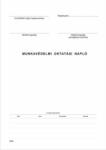 VICTORIA Nyomtatvány, munkavédelmi oktatási napló, 40 oldal, A4, VICTORIA PAPER, 10 tömb/csomag (NVKO656) - becsiirodaker